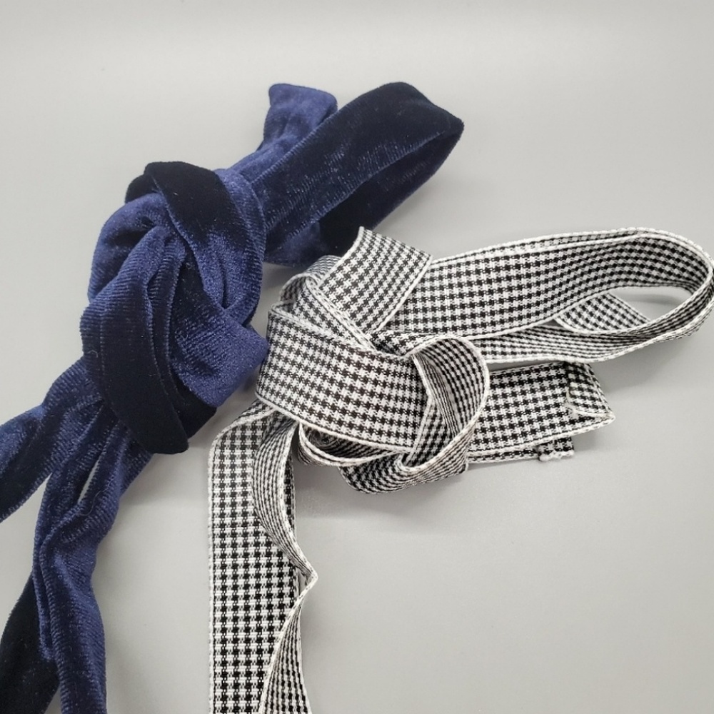 Sold! Wrap Around Denim Ballet Flats - Picture 6 of 7